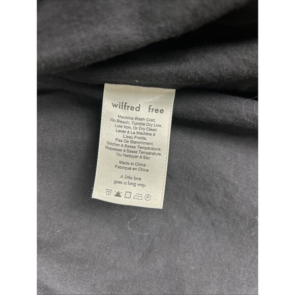 Wilfred Black Grete Plush Fuzzy Teddy Jacket Womens Size XS - Picture 4 of 9